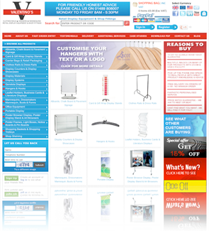 Valentino's Displays Ltd